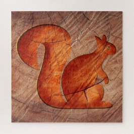 Puzzle Ardilla - madera