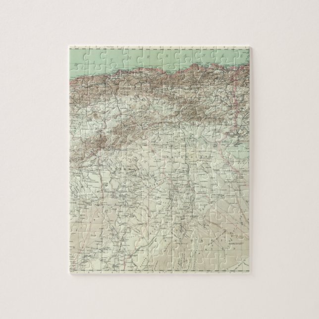 Puzzle Argelia y Túnez (Vertical)