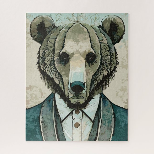 Puzzle Aristocrat Bear (Vertical)