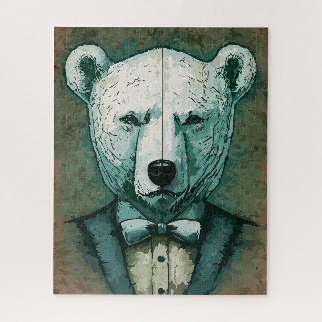 Puzzle Aristocrat Polar Bear (Vertical)