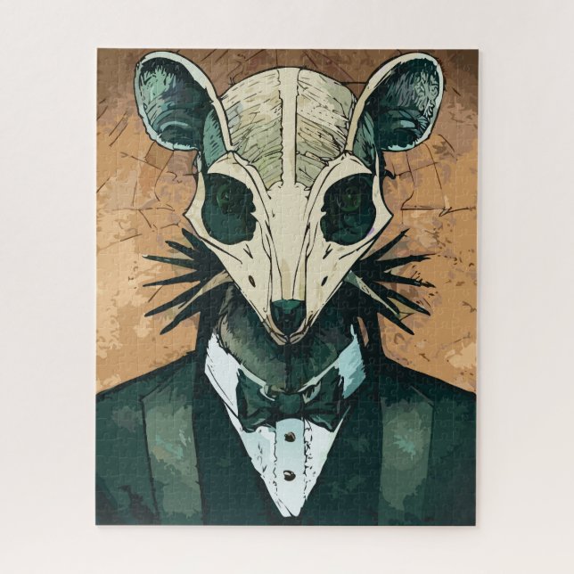 Puzzle Aristocrat Possum (Vertical)