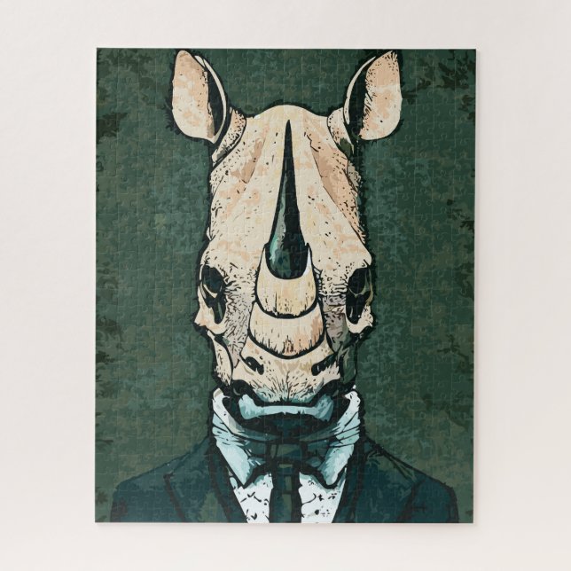 Puzzle Aristocrat Rhino (Vertical)