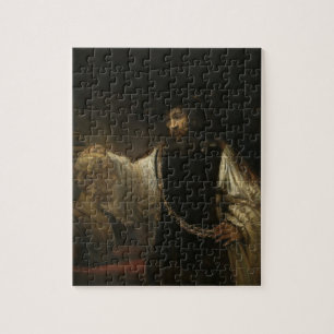 Puzzle Aristóteles (384-322 A.C.) con un busto del home