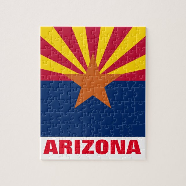 PUZZLE ARIZONA FLAG (Vertical)