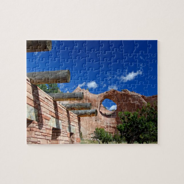 Puzzle Arizona, Window Rock. Capital de los navajos (Horizontal)