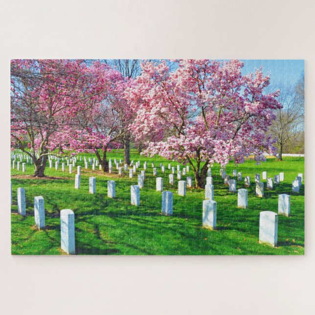 Puzzle Arlington Virginia. Saludos de Navidad (Horizontal)
