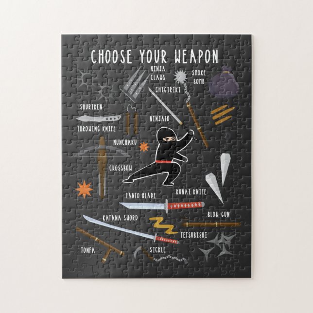 Puzzle Armas de Ninja (Vertical)