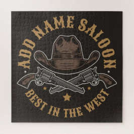 Puzzle Armas de vaquero antiguas AÑADIR NOMBRE Salón del