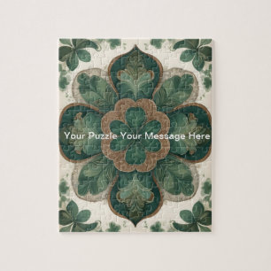 Puzzle Armonía celta: Shamrock Mandala