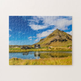 Puzzle Arnarstapi Amtmansshus Y Monte Stapafell, Islandés