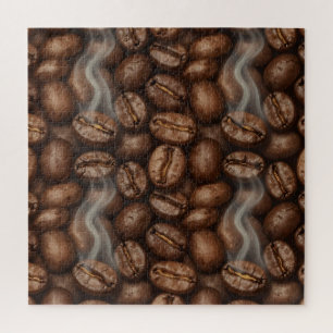 Puzzle Aroma de Vapor de Granos de Café Frescos Tostados