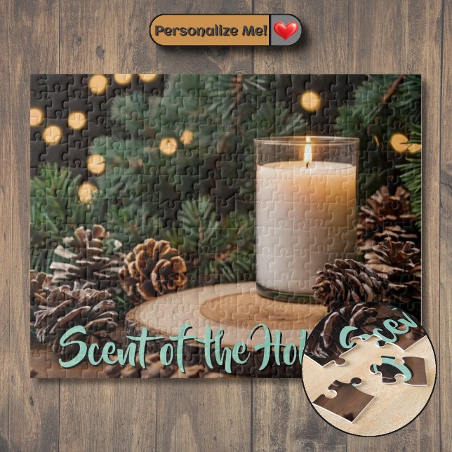 Puzzle Aroma Personalizable de las Fiestas (Customizable Scent of the Holidays Jigsaw Puzzle)