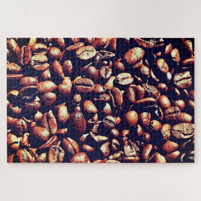 Puzzle Aromática Coffee Beans - Tiempo de café (Horizontal)