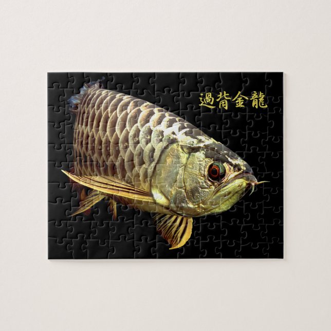 Puzzle Arowana dorada malaya (Horizontal)