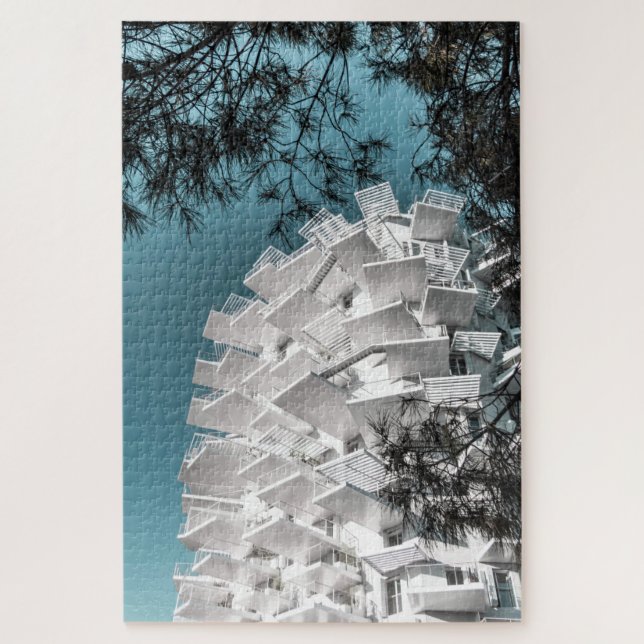 Puzzle Arquitectura contemporánea única de 1000 piezas pa (Vertical)