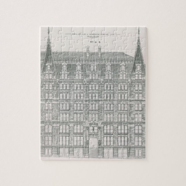 Puzzle Arquitectura de época, Delaware y Hudson Canal Co. (Vertical)