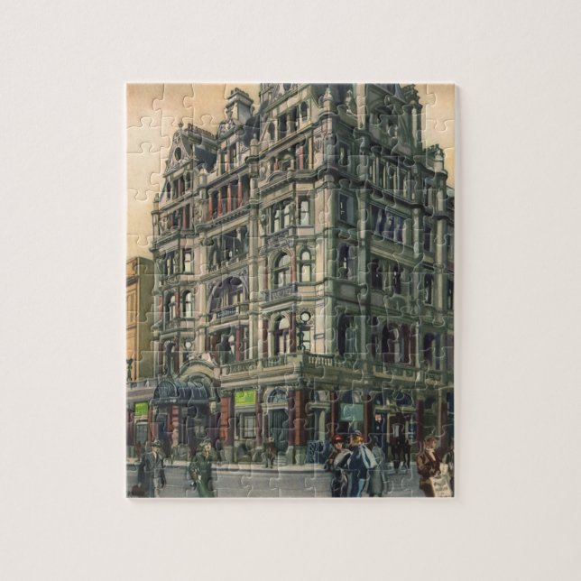 Puzzle Arquitectura de época Queens Hotel Leicester Squar (Vertical)