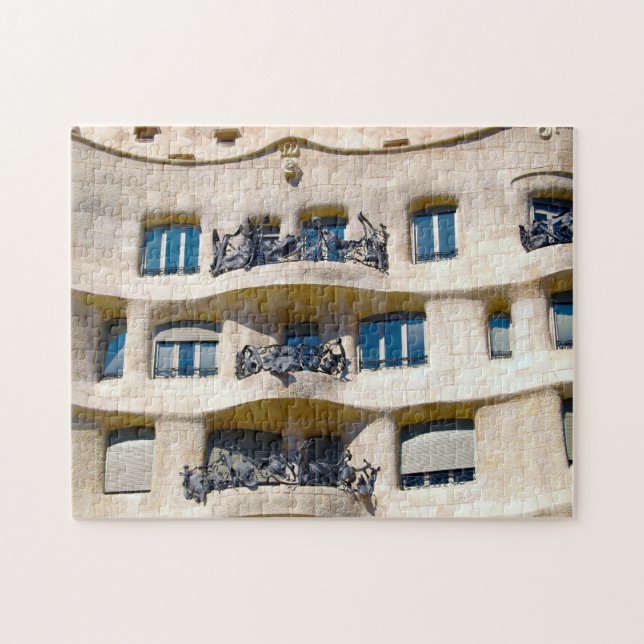 Puzzle Arquitectura de Gaudí Barcelona. (Horizontal)