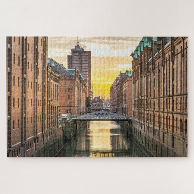 Puzzle Arquitectura de Hamburgo (Horizontal)
