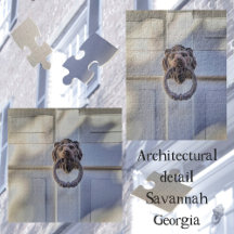 Arquitectura de la puerta de la cabeza de león clá