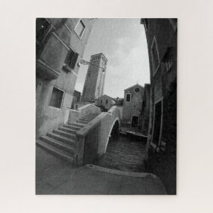 Puzzle Arquitectura de Venecia BW, Italia rompe