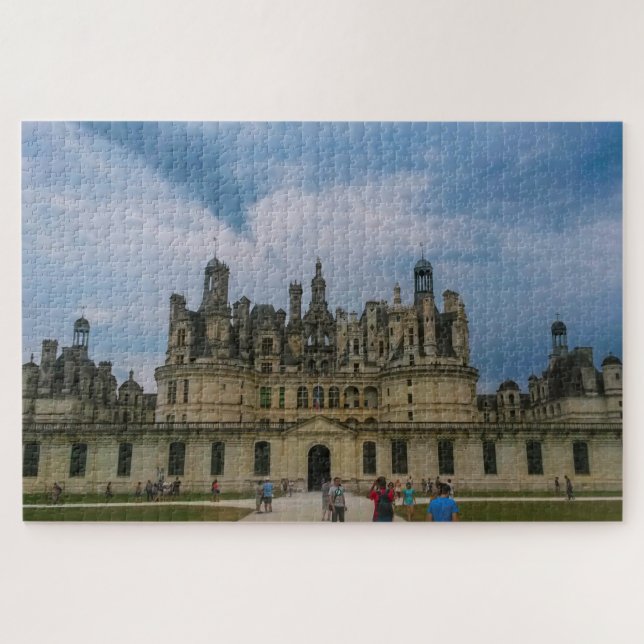 Puzzle Arquitectura del castillo de Chambord Francia (Horizontal)