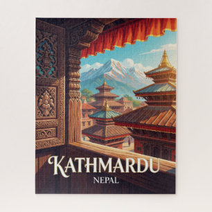 Puzzle Arquitectura del Templo de Katmandú Viajes a Nepal