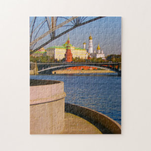 Puzzle Arquitectura paisajística del Kremlin Moskva en M