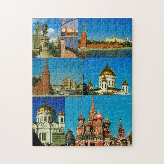 Puzzle Arquitectura paisajística del Kremlin Moskva en Mo (Vertical)