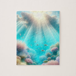 Puzzle arrecife de coral magnífico de buceo