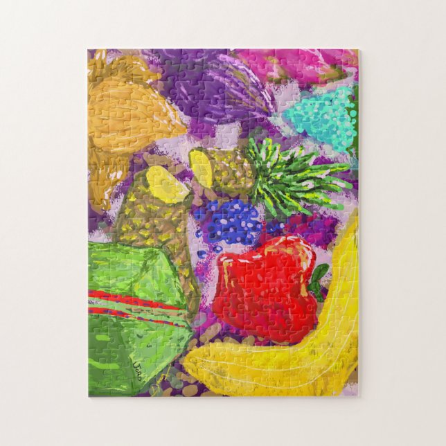 Puzzle Arreglo de Arte de Frutas (Vertical)