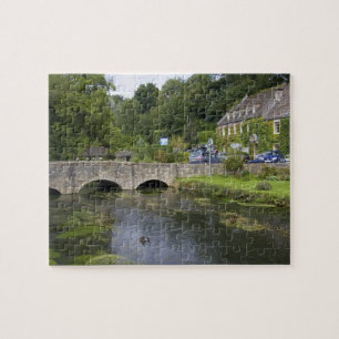 Puzzle Arroyo de truchas en el pueblo de Bibury,
