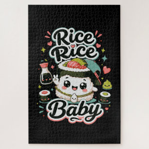 Puzzle Arroz Arroz Bebé Kawaii Sushi
