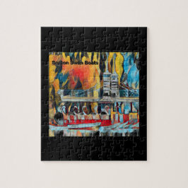 Puzzle Art Deco Boston Swan Boats