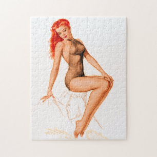Puzzle Art Deco Pin Up