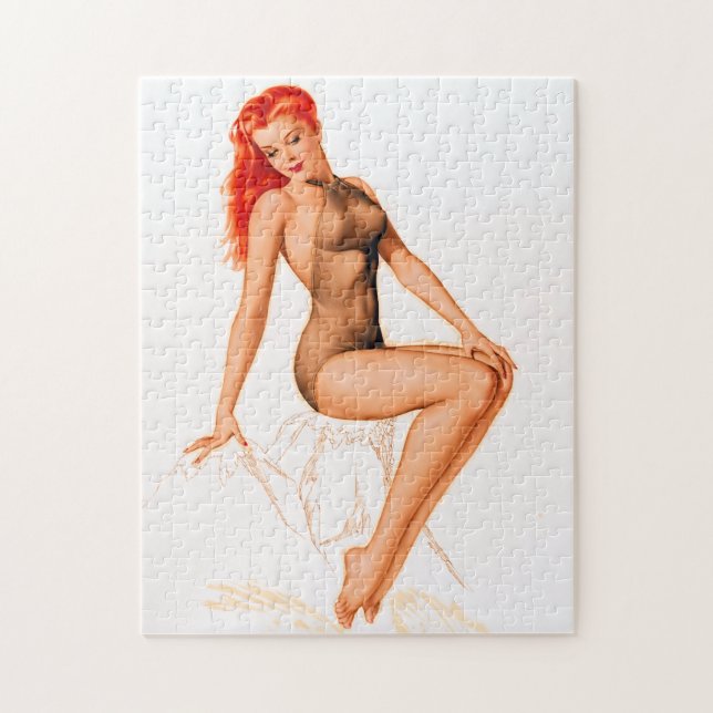 Puzzle Art Deco Pin Up (Vertical)