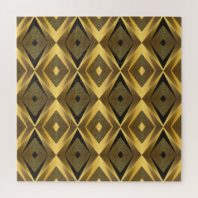 Puzzle Art Deco: Resumen de fondo geométrico (Vertical)