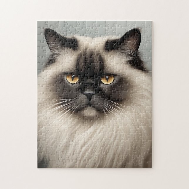 Puzzle Art Details Persian Cat (Vertical)