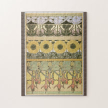 Art nouveau alphonse・fuschia girasol flora