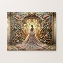 Puzzle Art Nouveau Princess Fantasy Art Elegant Gown