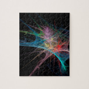 Puzzle Arte abstracto Arcoíris Hielo