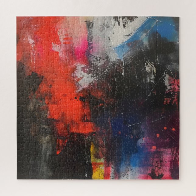 Puzzle Arte abstracto colorido (Vertical)