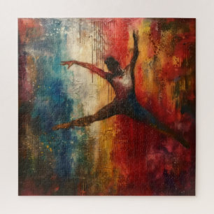 Puzzle Arte abstracto de bailarina de ballet