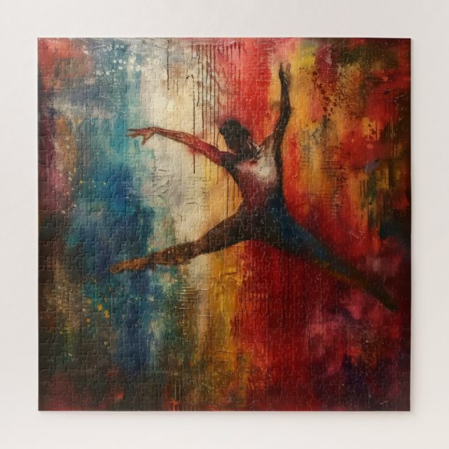 Puzzle Arte abstracto de bailarina de ballet (Vertical)