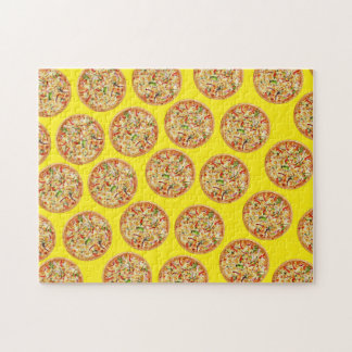 Puzzle Arte abstracto de comida, Pizza