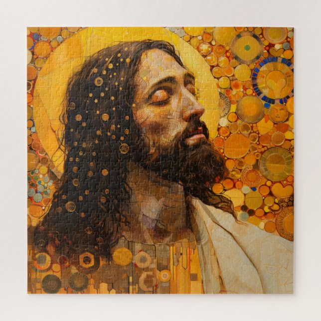 Puzzle Arte abstracto de Cristo (Vertical)