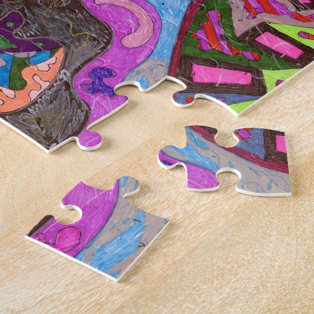 Puzzle Arte abstracto de "danza" (Lado)