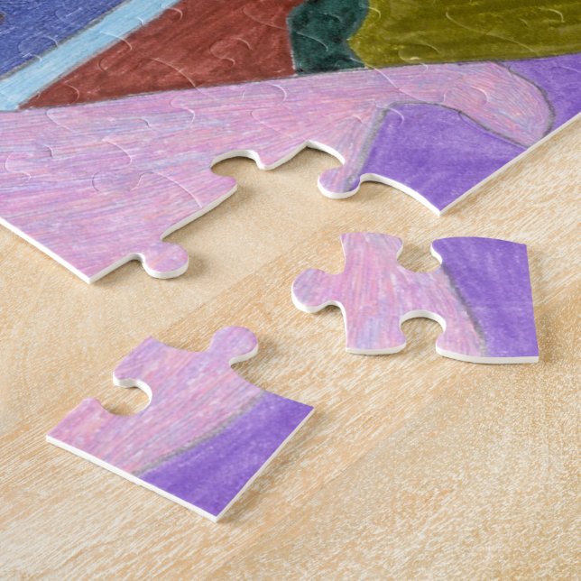 Puzzle Arte abstracto de "Lavender" (Lado)