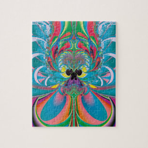 Puzzle Arte abstracto de mariposa de verano