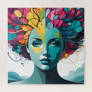Puzzle Arte abstracto de salud mental